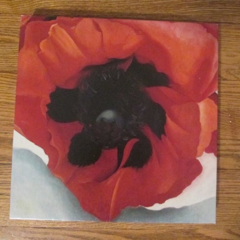 Vintage 1989 Georgia O'Keeffe POPPY Jigsaw Fine Art Puzzle 500 Pieces 18x 24"